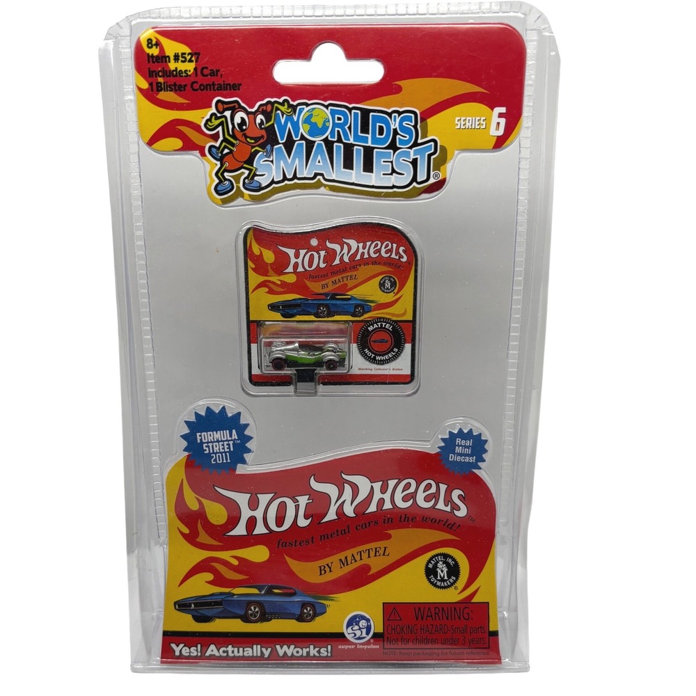 World's Smallest Hot Wheels Formula Street 2011 Series 6 Mini Diecast Car 527